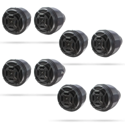 8 Waterproof Bluetooth Speaker Pods - 6.5 Inch Speakers - Concert Kit