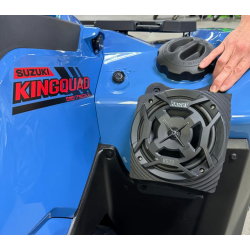 Suzuki King Quad 750 Bluetooth ATV Speaker Pods - Fender Mounted