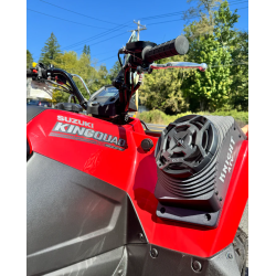 Suzuki King Quad 400 Bluetooth ATV Speaker Pods - Fender Mounted