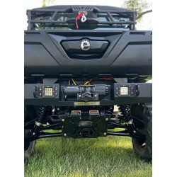 Can-am Defender Rear Bumper w/ Lights and Winch Mount