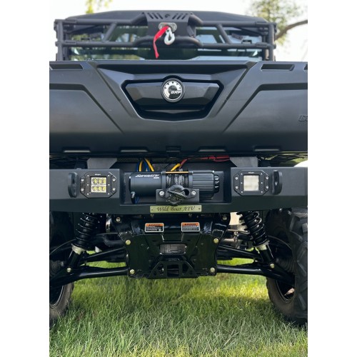 Can-am Defender Rear Bumper w/ Lights and Winch Mount