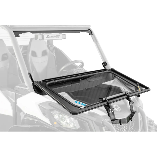 Can-Am Commander Flip Down Glass Windshield