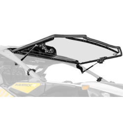 Can-Am Maverick R Scratch-Resistant Flip Windshield