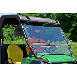 John Deere Gator Scratch-Resistant Flip Windshield