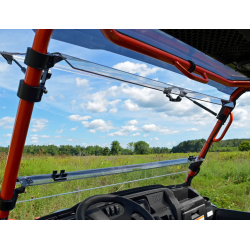 Kawasaki MULE PRO Scratch-Resistant Flip Windshield