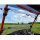 Kawasaki MULE PRO Scratch-Resistant Flip Windshield