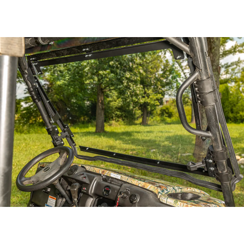 Kawasaki Mule 4000-4010 Scratch-Resistant Flip Windshield