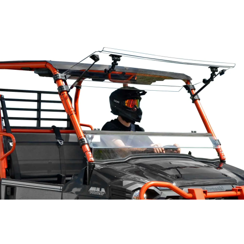 Kawasaki MULE PRO Scratch-Resistant Flip Windshield