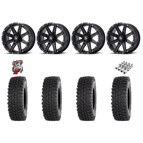 Frontline BDC 33x10-15 Tires on MSA M33 Clutch Wheels