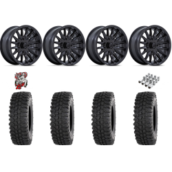 Frontline BDC 32x10-15 Tires on MSA M49 Creed Matte Black Wheels