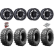 Maxxis Carnivore 33x10-15 Tires on Fuel Rincon Blackout Beadlock Wheels