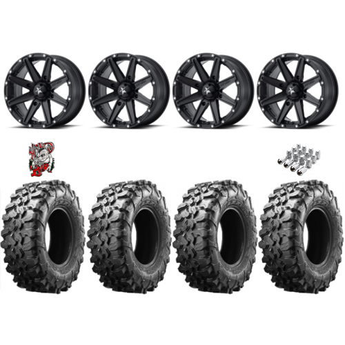 Maxxis Carnivore 28x10-14 Tires on MSA M33 Clutch Wheels