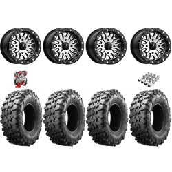 Maxxis Carnivore 32x10-14 Tires on MSA M37 Brute Beadlock Wheels