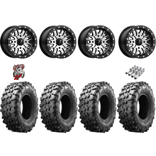 Maxxis Carnivore 32x10-14 Tires on MSA M37 Brute Beadlock Wheels