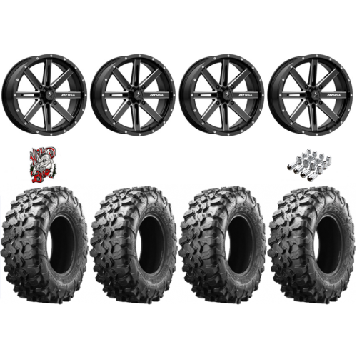 Maxxis Carnivore 28x10-14 Tires on MSA M41 Boxer Wheels