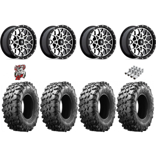 Maxxis Carnivore 32x10-15 Tires on MSA M45 Portal Machined Wheels