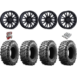 Maxxis Carnivore 31x10-15 Tires on MSA M51 Thunderlips Matte Black Wheels