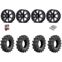 Intimidator 30x10-14 Tires on MSA M33 Clutch Wheels