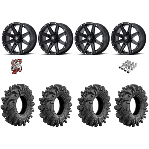 Intimidator 30x10-14 Tires on MSA M33 Clutch Wheels