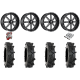 System 3 MT410 37-9-22 Tires on Fuel Maverick Matte Black Milled Wheels