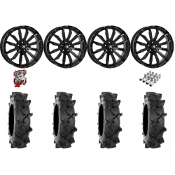 System 3 MT410 35x9-20 Tires on HL21 Gloss Black Wheels