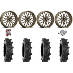 System 3 MT410 35x9-20 Tires on ITP Hurricane Bronze Wheels