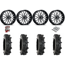 System 3 MT410 35x9-20 Tires on ITP Hurricane Machined Wheels