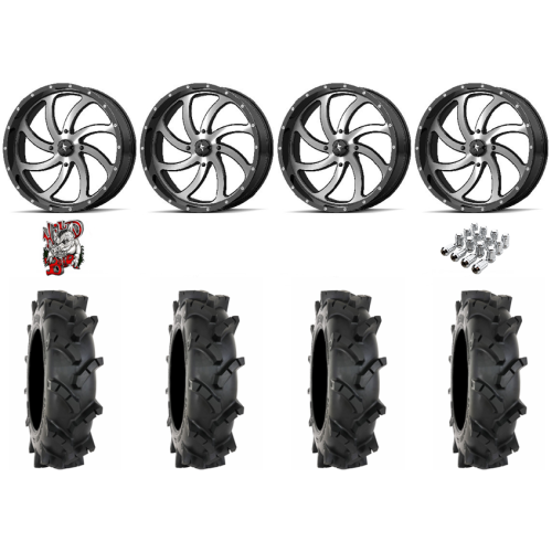 System 3 MT410 35x9-20 Tires on MSA M36 Switch Machined Wheels