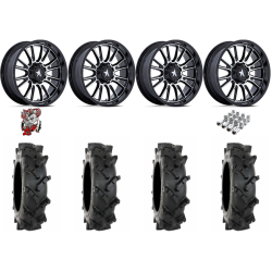 System 3 MT410 35x9-20 Tires on MSA M51 Thunderlips Machined Wheels