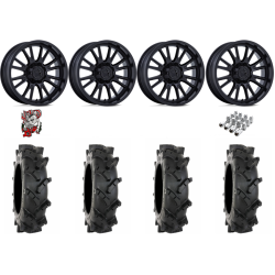 System 3 MT410 35x9-20 Tires on MSA M51 Thunderlips Matte Black Wheels