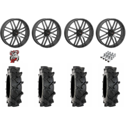 System 3 MT410 35x9-22 Tires on ST-3 Gunmetal Grey Wheels