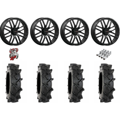 System 3 MT410 35x9-22 Tires on ST-3 Matte Black Wheels