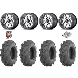 ITP Mega Mayhem 27x9-14 Tires on MSA M21 Lok Beadlock Wheels