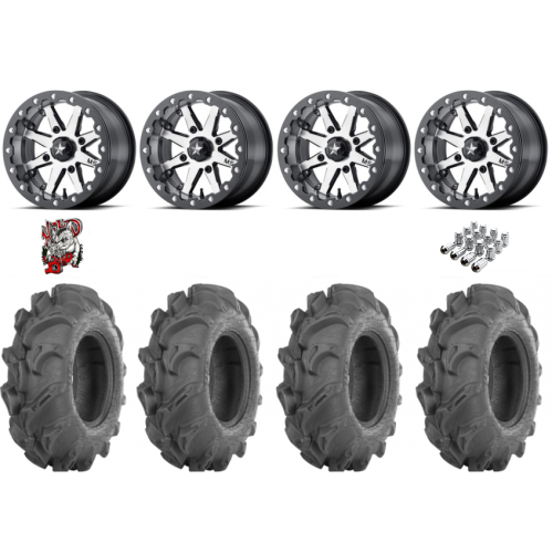 ITP Mega Mayhem 27x9-14 Tires on MSA M21 Lok Beadlock Wheels