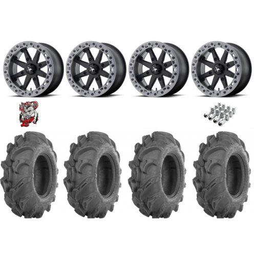 ITP Mega Mayhem 28x9-14 Tires on MSA M31 Lok2 Beadlock Wheels