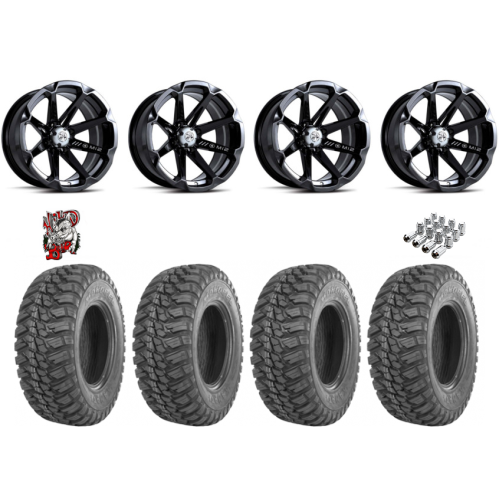 GBC Kanati Mongrel 27x9-14 Tires on MSA M12 Diesel Wheels