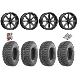 GBC Kanati Mongrel 28x10-14 Tires on MSA M41 Boxer Wheels