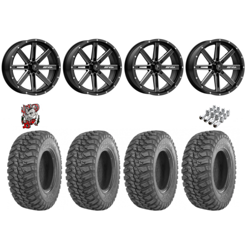 GBC Kanati Mongrel 28x10-14 Tires on MSA M41 Boxer Wheels