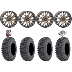 GBC Kanati Terra Master 31x10-14 Tires on SB-4 Bronze Beadlock Wheels