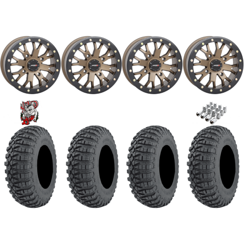 GBC Kanati Terra Master 31x10-14 Tires on SB-4 Bronze Beadlock Wheels