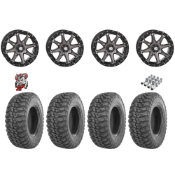 GBC Kanati Mongrel 32x10-14 Tires on STI HD10 Smoke Wheels