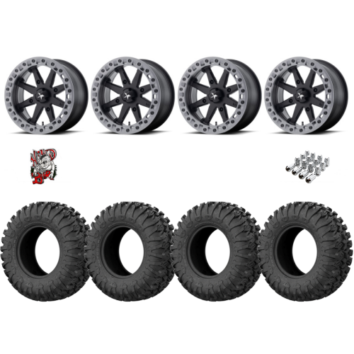 EFX Motoclaw 27x10-14 Tires on MSA M31 Lok2 Beadlock Wheels