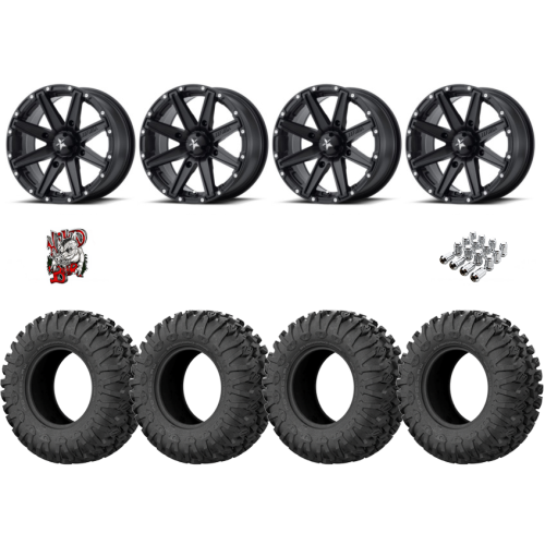 EFX Motoclaw 28x10-14 Tires on MSA M33 Clutch Wheels