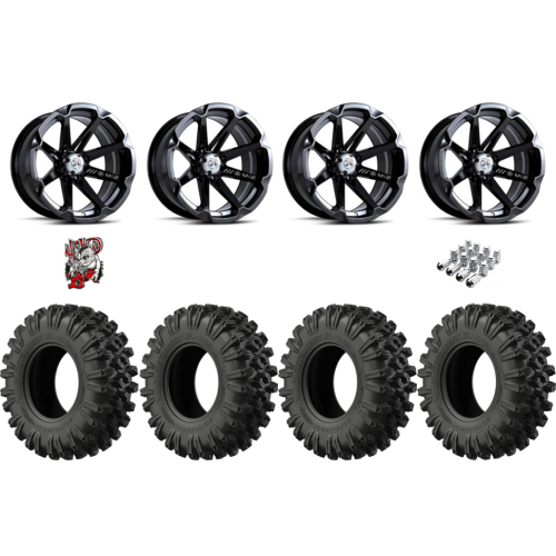 EFX MotoRavage XL 30x10-14 Tires on MSA M12 Diesel Wheels