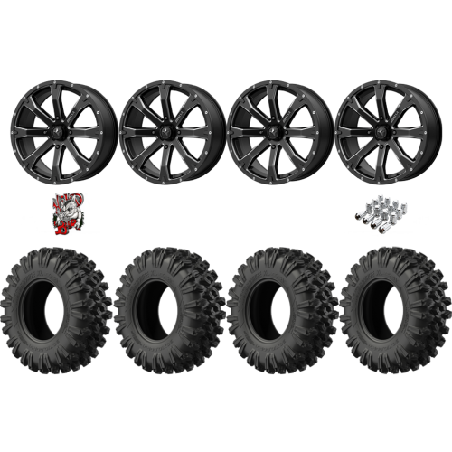 EFX MotoRavage XL 28x10-14 Tires on MSA M42 Bounty Wheels