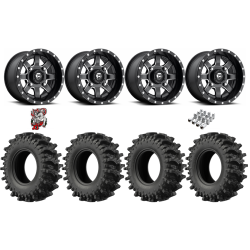 EFX MotoSlayer 28x9.5-14 Tires on Fuel D538 Maverick Wheels