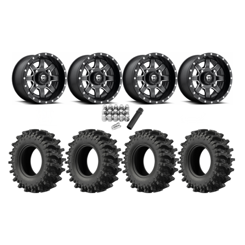 EFX MotoSlayer 28x9.5-14 Tires on Fuel D538 Maverick Wheels