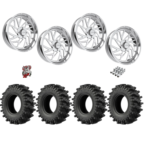 EFX MotoSlayer 40x10.5-24 Tires on JTX Forged Ruckus Polished Wheels