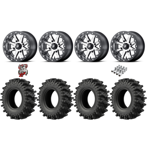 EFX MotoSlayer 30x9.5-14 Tires on MSA M21 Lok Beadlock Wheels