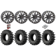 EFX MotoSlayer 30x9.5-14 Tires on ST-3 Matte Black Wheels